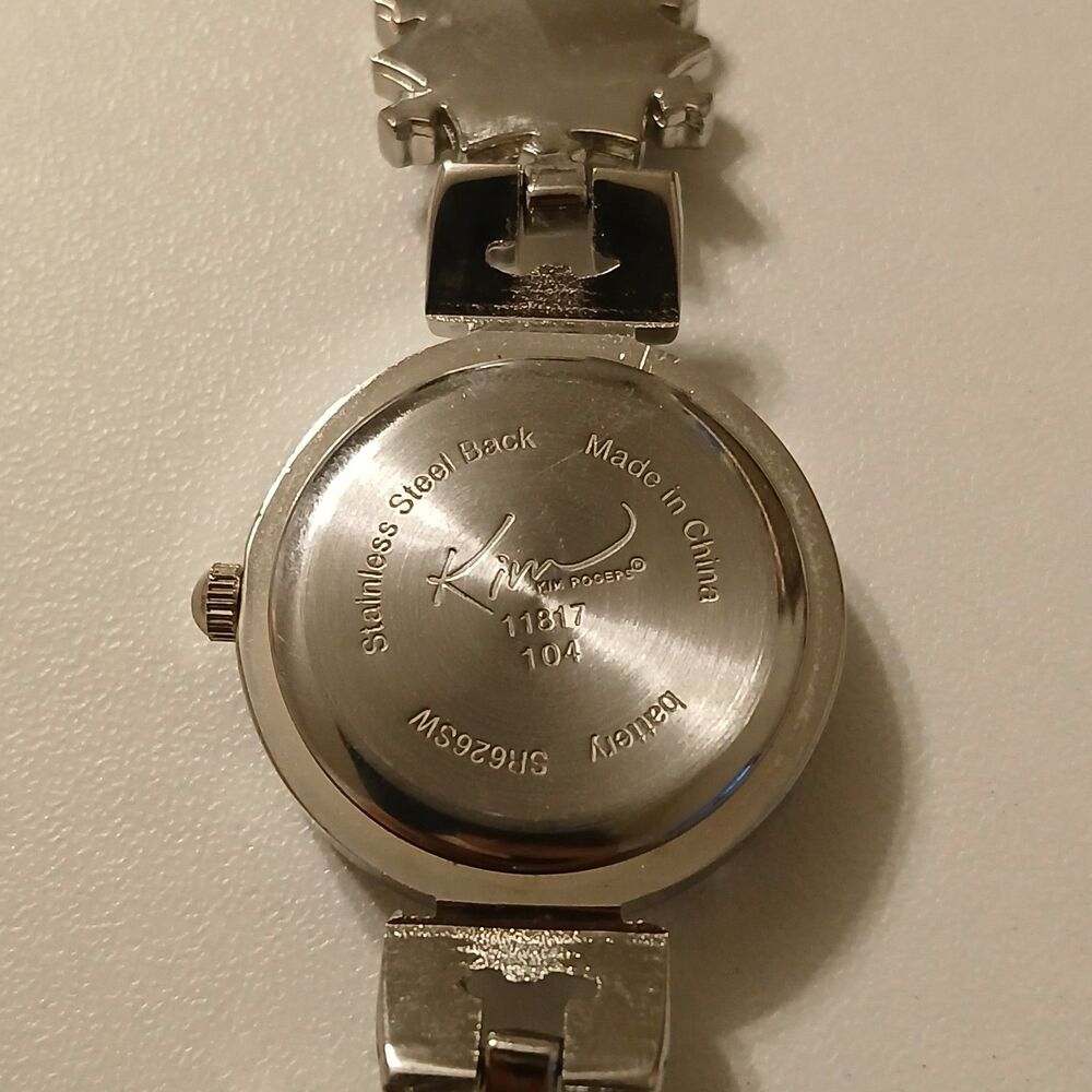 Kim Rogers Women's Silver Tone Winter Snowflake Quartz Movt Watch 11817 - Picture 3 of 13